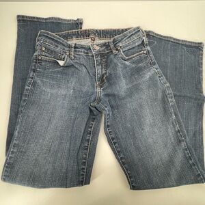 Common Genes Blues Dark Blue Flare Jeans